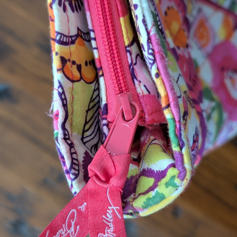Vera Bradley Clemetine Floral Pink Tote Bag with Matching Wallet - Picture 12 of 16